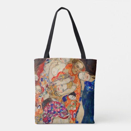 Gustav Klimt - The Bride (onafgewerkt) Tote Bag (Achterkant)
