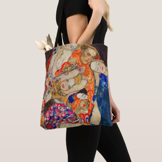 Gustav Klimt - The Bride (onafgewerkt) Tote Bag (Dichtbij)