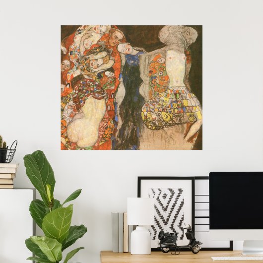 Gustav Klimt - The Bride Poster (Thuiskantoor)