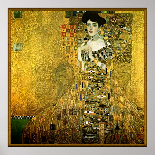 Gustav Klimt The Golden Lady Poster (Voorkant)