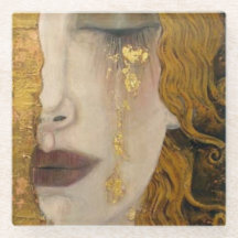 Gustav Klimt The Golden Tear Onderzetter