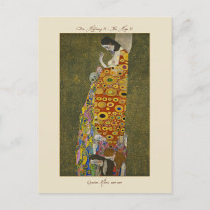 Gustav Klimt The Hope II 1907-1908 Postcard Briefkaart