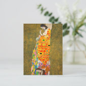 Gustav Klimt The Hope II, Die Hoffnung II Briefkaart (Staand voorkant)