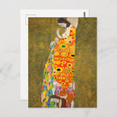 Gustav Klimt The Hope II, Die Hoffnung II Briefkaart (Voorkant / Achterkant)