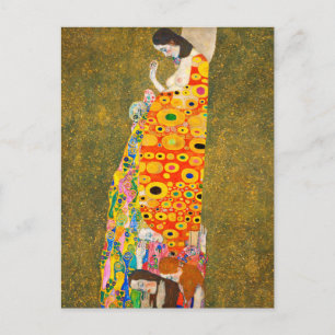 Gustav Klimt The Hope II, Die Hoffnung II Briefkaart
