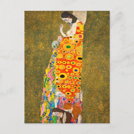 Gustav Klimt The Hope II, Die Hoffnung II Briefkaart (Voorkant)