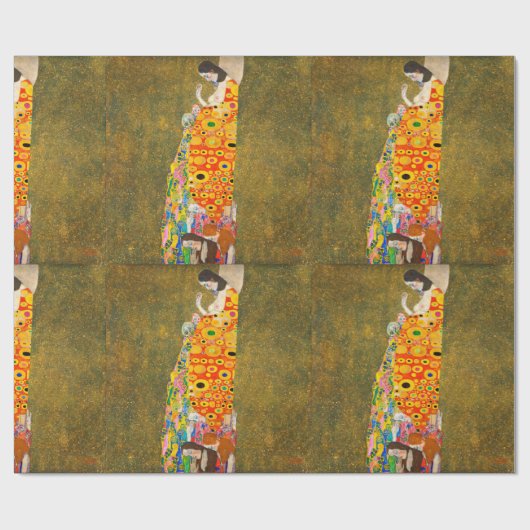 Gustav Klimt The Hope II, Die Hoffnung II Cadeaupapier (Vlak)
