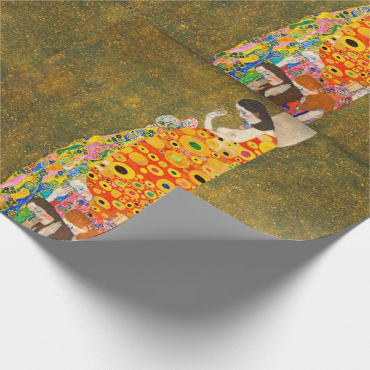 Gustav Klimt The Hope II, Die Hoffnung II Cadeaupapier (Hoek)