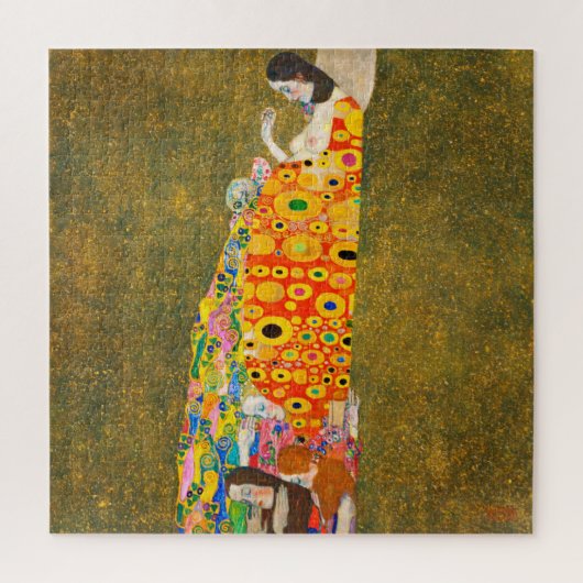 Gustav Klimt The Hope II, Die Hoffnung II Legpuzzel (Verticaal)