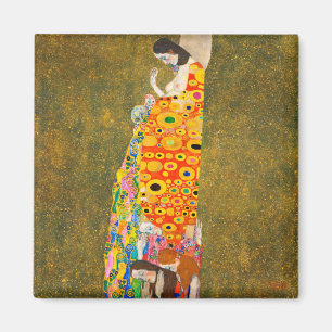 Gustav Klimt The Hope II, Die Hoffnung II Magneet