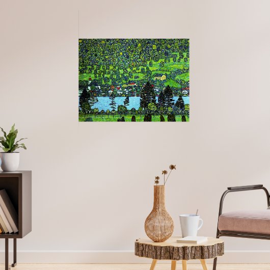 Gustav Klimt - The House of Guardaboschi Poster (Woonkamer 3)