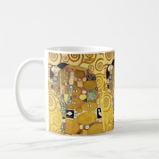 Gustav Klimt , “ The hug ” コーヒーマグカップ Koffiemok (Links)
