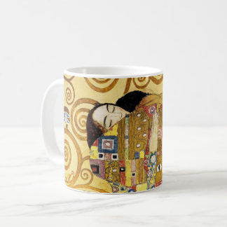Gustav Klimt , “ The hug ” コーヒーマグカップ Koffiemok