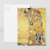 Gustav Klimt - The Hug - Classic Artwork Briefkaart (Voorkant / Achterkant)