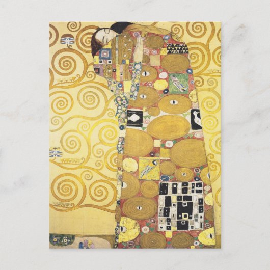 Gustav Klimt - The Hug - Classic Artwork Briefkaart (Voorkant)