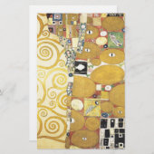 Gustav Klimt - The Hug - Classic Artwork Briefpapier (Voorkant / Achterkant)