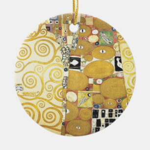 Gustav Klimt - The Hug - Classic Artwork Keramisch Ornament