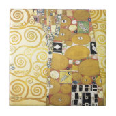 Gustav Klimt - The Hug - Classic Artwork Tegeltje (Voorkant)