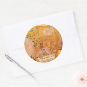 Gustav Klimt The Hydra...(Mermaid) Bladplaat Ronde Sticker (Envelop)