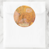 Gustav Klimt The Hydra...(Mermaid) Bladplaat Ronde Sticker (Tas)