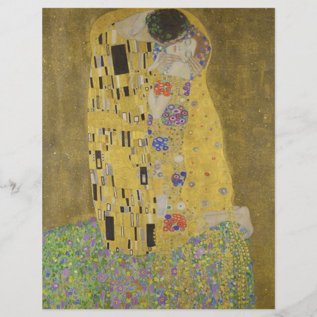 Gustav Klimt "The Kiss" (Voorkant)