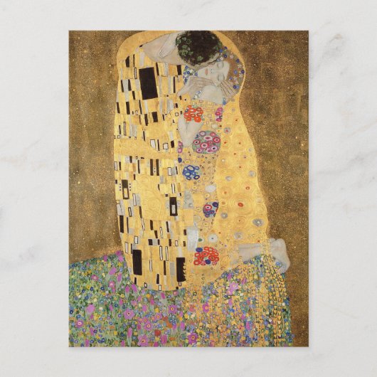Gustav Klimt | The Kiss, 1907-08 Briefkaart (Voorkant)
