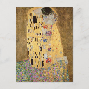 Gustav Klimt   The Kiss, 1907-08 Briefkaart