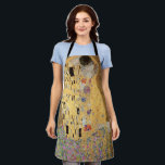 Gustav Klimt | The Kiss, 1907-08 Schort<br><div class="desc">The Kiss,  1907-08 | door Gustav Klimt | Art Location: Osterreichische Galerie Belvedere,  Wenen,  Oostenrijk | Oostenrijkse artiest | Collectie Afbeelding nummer: XAM601</div>