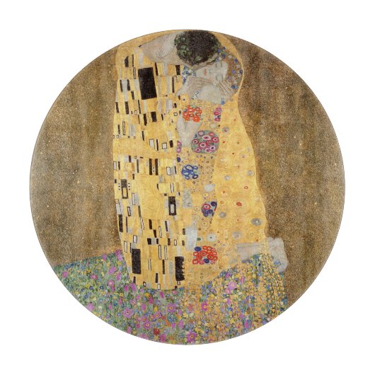 Gustav Klimt | The Kiss, 1907-08 Snijplank (Voorkant)
