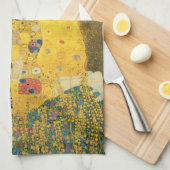 GUSTAV KLIMT - The kiss 1907 Theedoek (Quarter Fold)