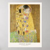 Gustav Klimt the Kiss Art Exhibition Poster Print (Voorkant)