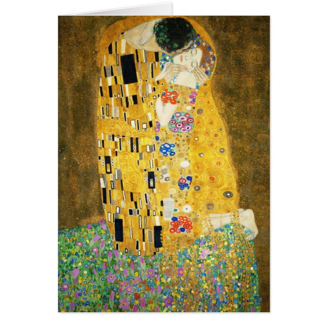 Gustav Klimt The Kiss  Art Nieuw schilderen (Voorkant)