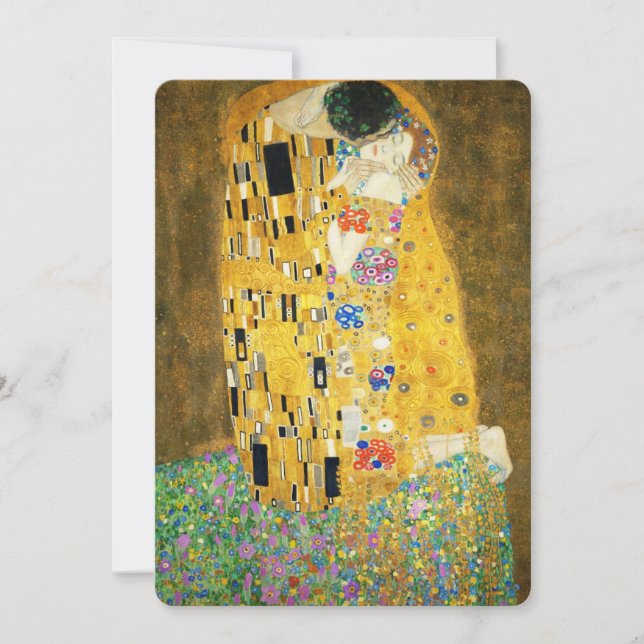 Gustav Klimt The Kiss  Art Nieuw schilderen (Voorkant)