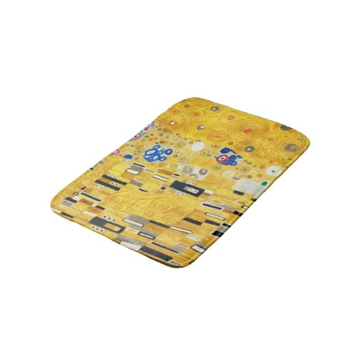 Gustav Klimt The Kiss Art Nieuw schilderen Badmat (Gekanteld)