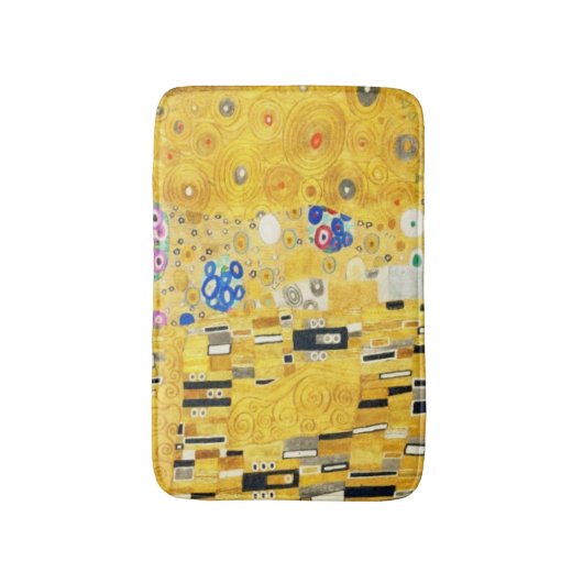 Gustav Klimt The Kiss  Art Nieuw schilderen Badmat (Voorkant Verticaal)
