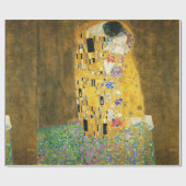 Gustav Klimt The Kiss  Art Nieuw schilderen Cadeaupapier (Vlak)