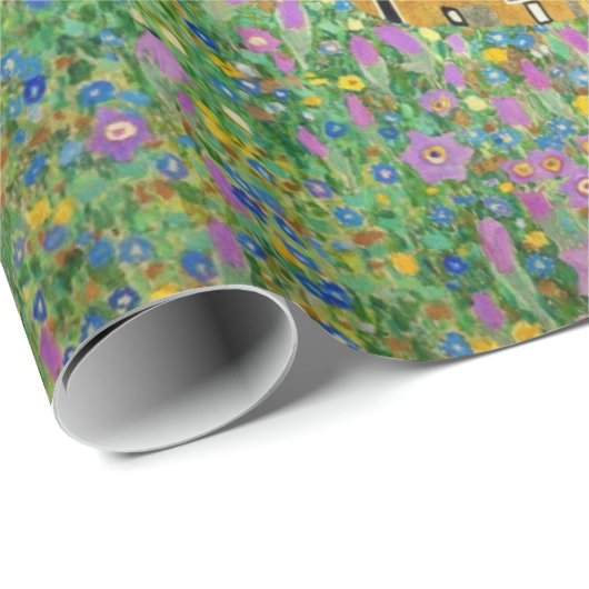 Gustav Klimt The Kiss Art Nieuw schilderen Cadeaupapier (Rol Hoek)