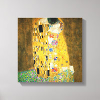 Gustav Klimt The Kiss  Art Nieuw schilderen