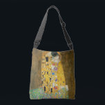 Gustav Klimt The Kiss  Art Nieuw schilderen Crossbody Tas<br><div class="desc">Gustav Klimt The Kiss Art Nouveau Painting The Kiss (in het Duits: Der Kuss) werd tussen 1907 en 1908 geschilderd door de Oostenrijkse symbolistische schilder Gustav Klimt, het hoogtepunt van zijn Gouden Periode, toen hij een aantal werken in een soortgelijke geslepen stijl schilderde. Het schilderij wordt algemeen beschouwd als een...</div>
