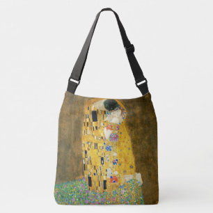 Gustav Klimt The Kiss  Art Nieuw schilderen Crossbody Tas