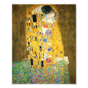 Gustav Klimt The Kiss  Art Nieuw schilderen Foto Afdruk
