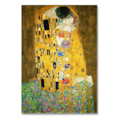 Gustav Klimt The Kiss  Art Nieuw schilderen Kaart (Achterkant)