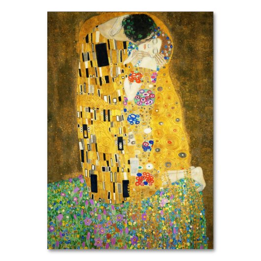 Gustav Klimt The Kiss  Art Nieuw schilderen Kaart (Voorkant)