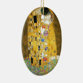 Gustav Klimt The Kiss  Art Nieuw schilderen Keramisch Ornament (Rechts)