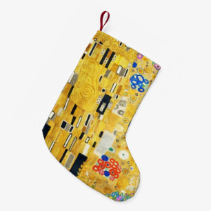 Gustav Klimt The Kiss Art Nieuw schilderen Kleine Kerstsok