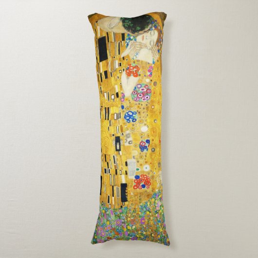 Gustav Klimt The Kiss  Art Nieuw schilderen Lichaamskussen (Voorkant Verticaal)