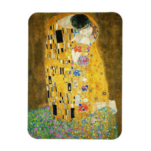 Gustav Klimt The Kiss  Art Nieuw schilderen Magneet
