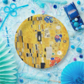 Gustav Klimt The Kiss  Art Nieuw schilderen Papieren Bordje (Feest)