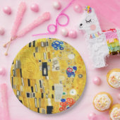 Gustav Klimt The Kiss  Art Nieuw schilderen Papieren Bordje (Feest)