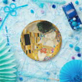 Gustav Klimt The Kiss  Art Nieuw schilderen Papieren Bordje (Feest)